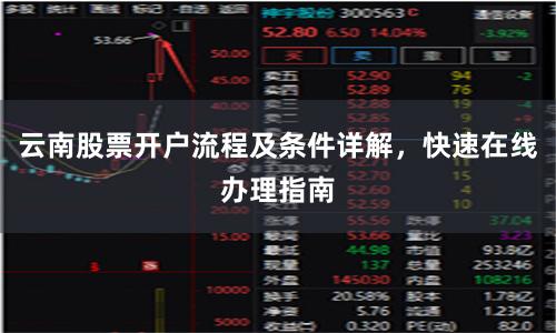 云南股票开户流程及条件详解，快速在线办理指南